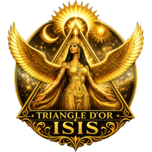 logo triangle d'or isis