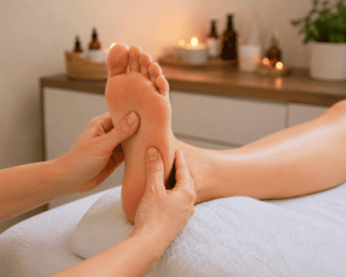 Séance réflexologie plantaire